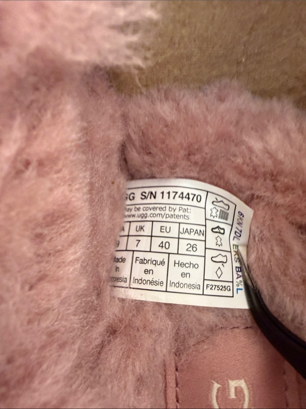 UGG Tasman II Suede Mule Slippers in ‘Pink Dawn’ - Size 9 - Like New - Picture 7 of 9